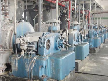 江北机械离心机配套远东螺杆泵展示