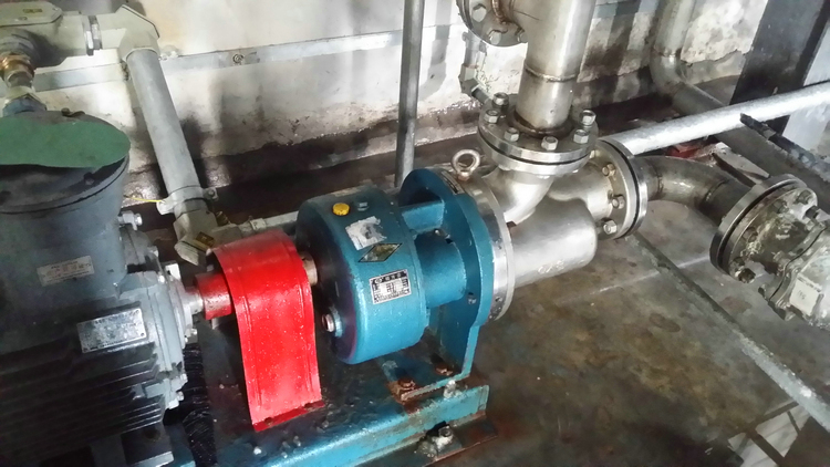 远东不锈钢双螺杆泵在胶乳行业应用现场图