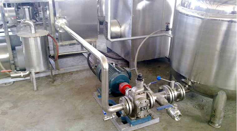 YCB不锈钢圆弧齿轮泵用户案例