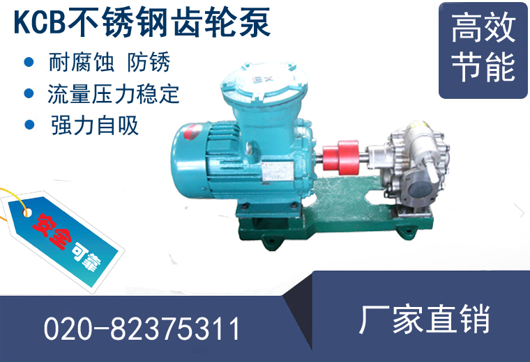 KCB200不锈钢齿轮泵