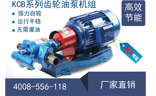 远东KCB齿轮油泵型号及参数表