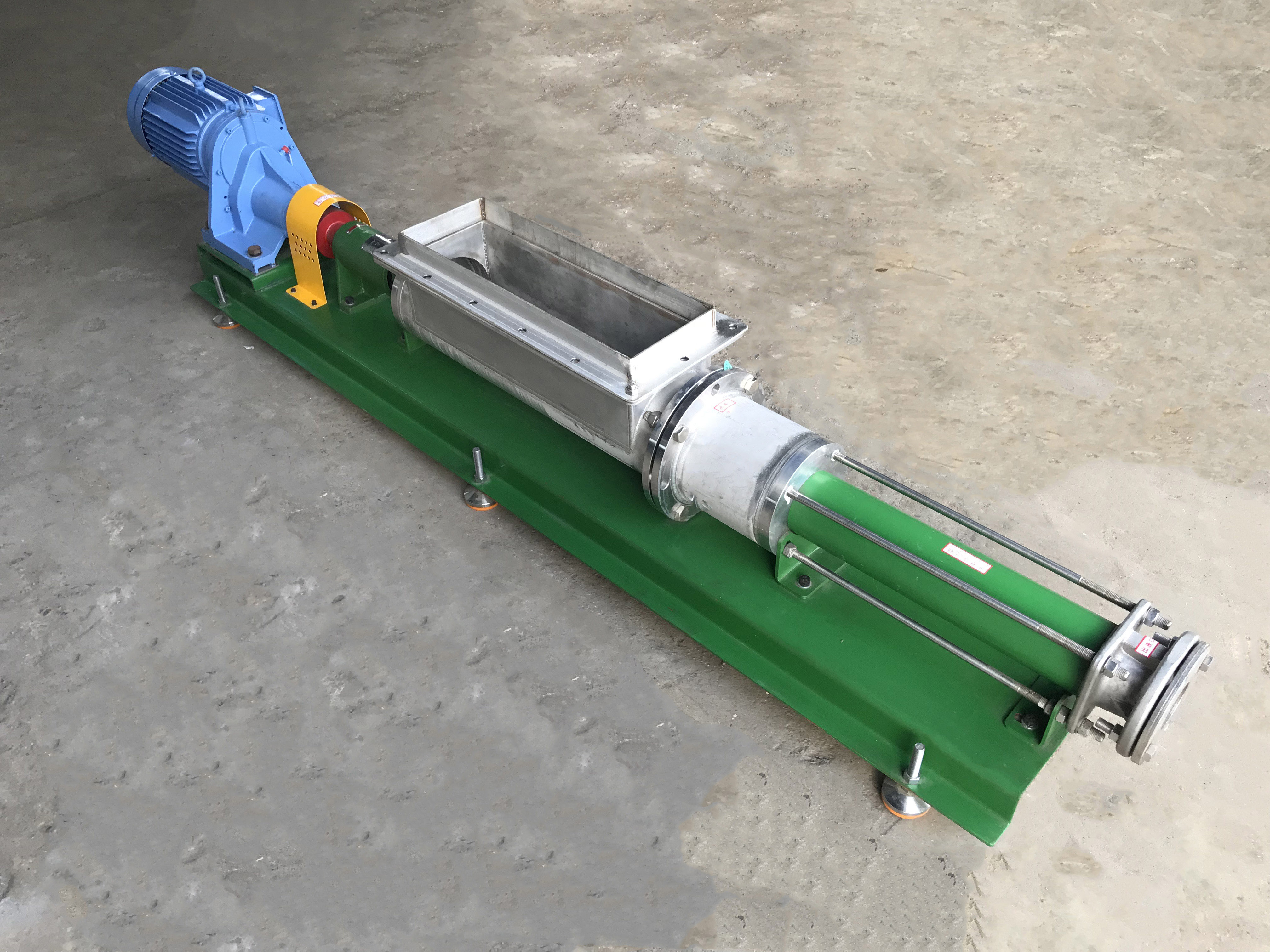 卧螺沉降式离心机污泥输送泵选择单螺杆泵