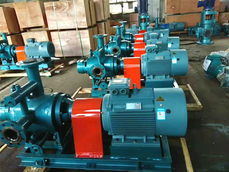 W7.3Z-130Z0MbW81双螺杆沥青保温泵采用金属波纹管机械密封