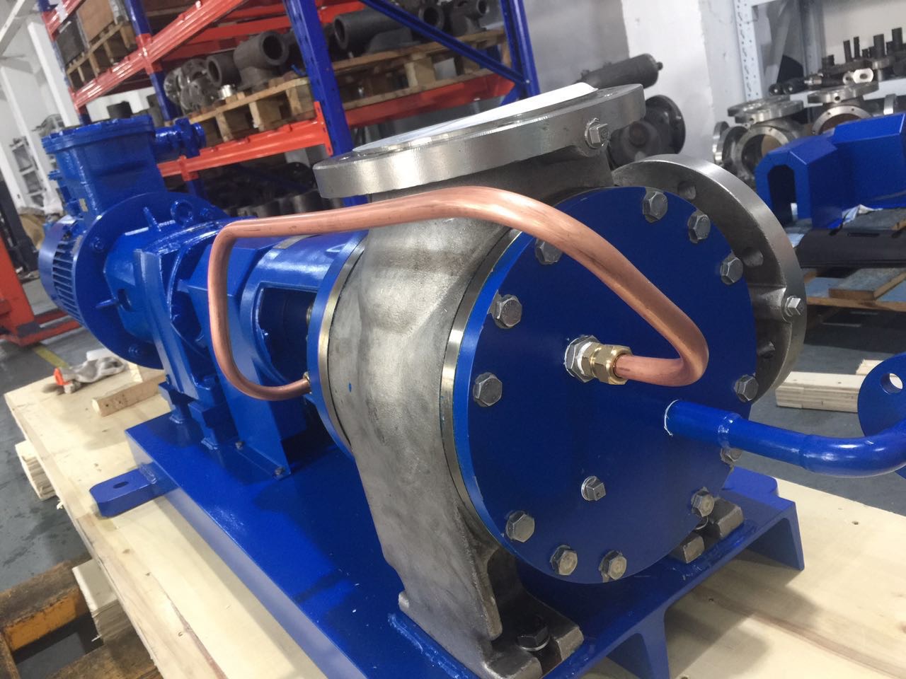 热熔胶夹套保温内啮合齿轮泵NYP220B-M1-J-W51不锈钢保温泵