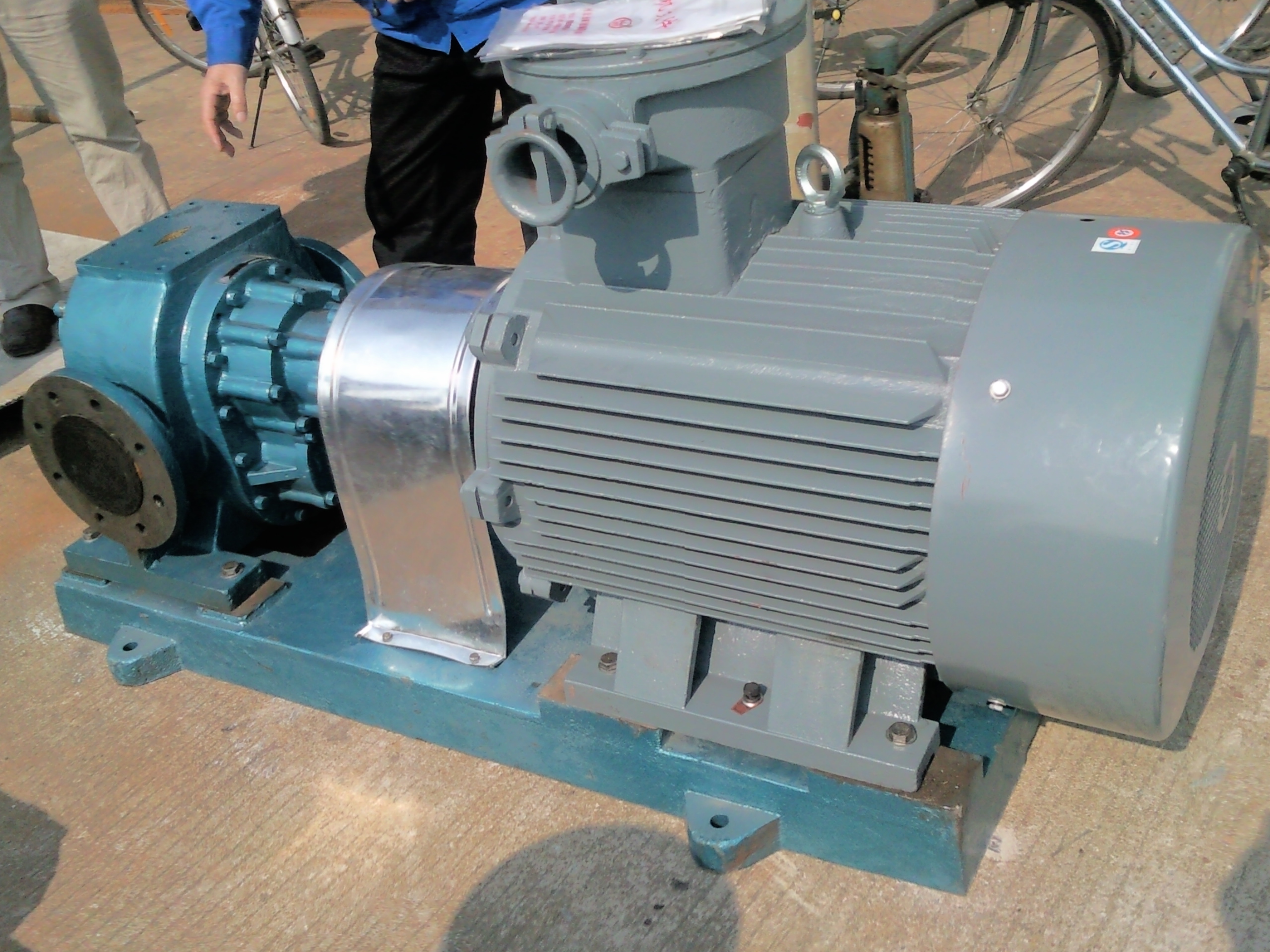 生物柴油卸车泵2CG-110齿轮油泵流量110m3/h压力0.6mpa